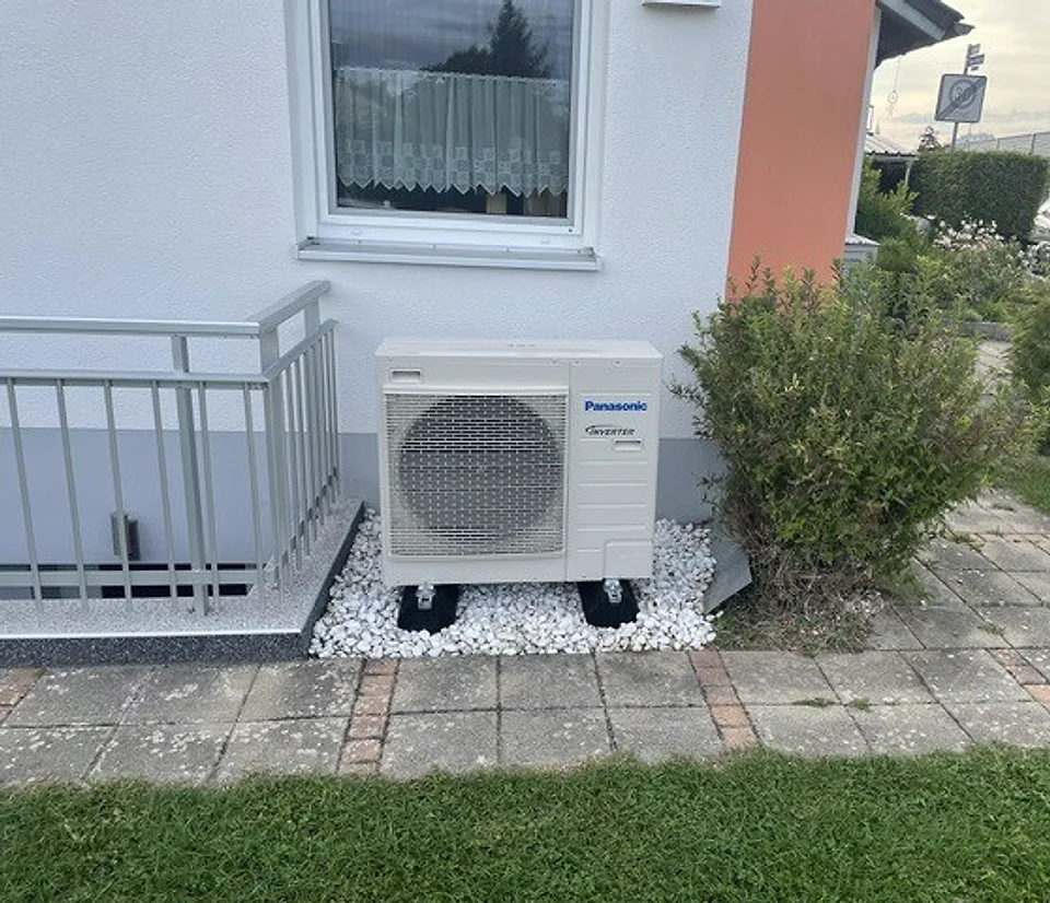 Wärmepumpe: Doppelhaushälfte in Memmingen
